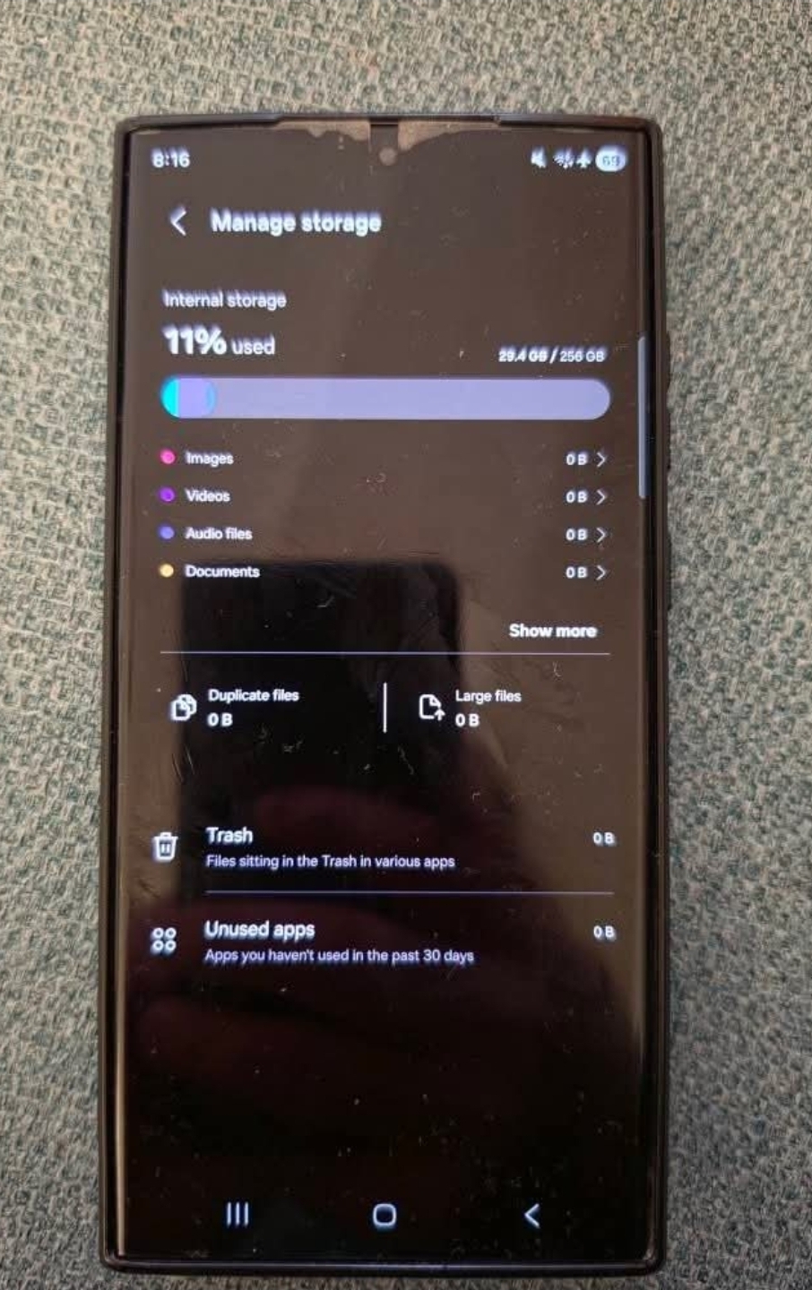 Samsung S23 ultra 256GB black