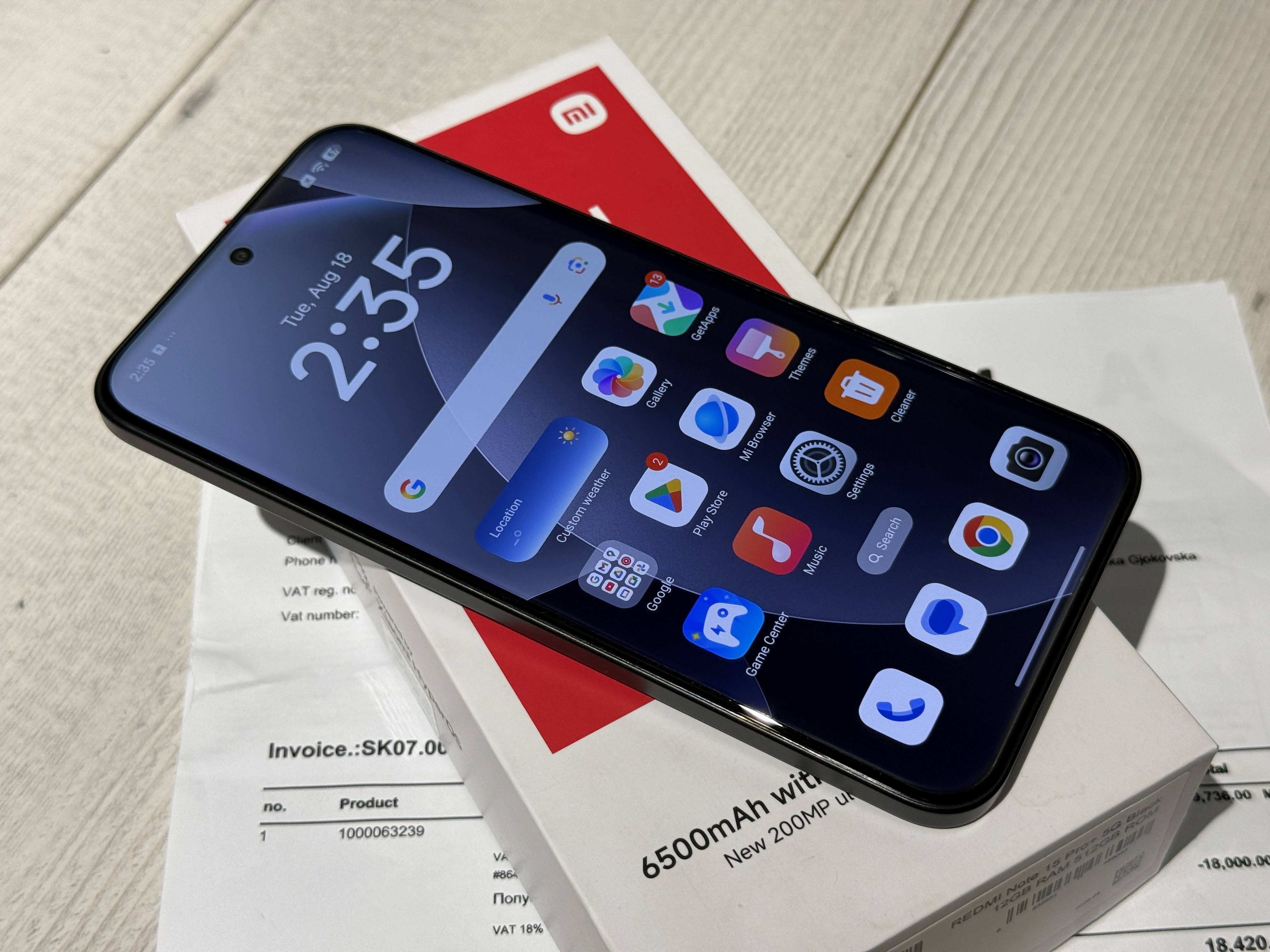 XIAOMI REDMI 15 PRO PLUS 5G 12/512GB BLACK