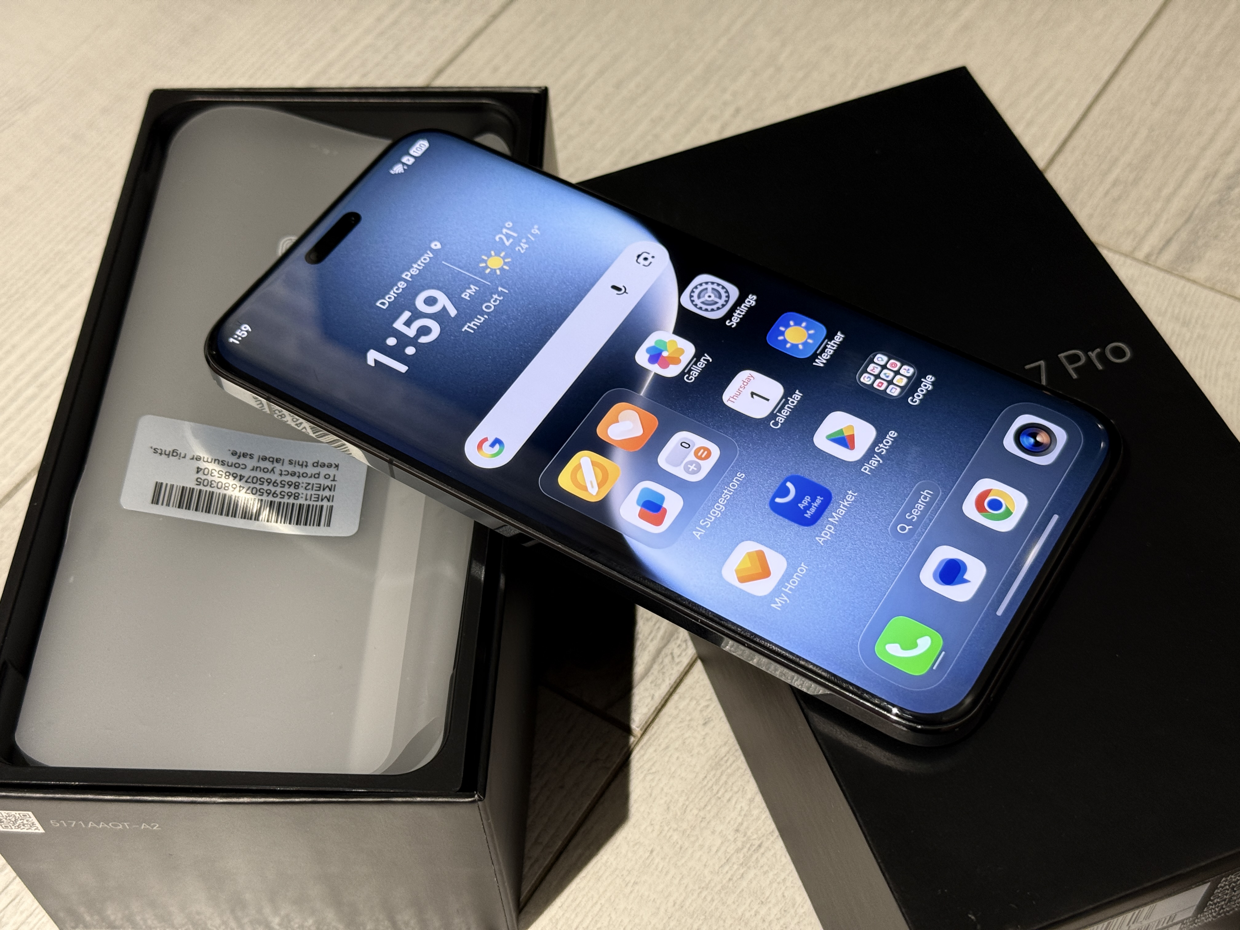 HONOR MAGIC 7 PRO 12/512 BLACK