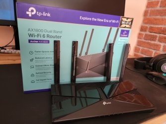 TP-Link Wireless AX Dual-Band Gigabit Router 1800Mbps Archer AX1800