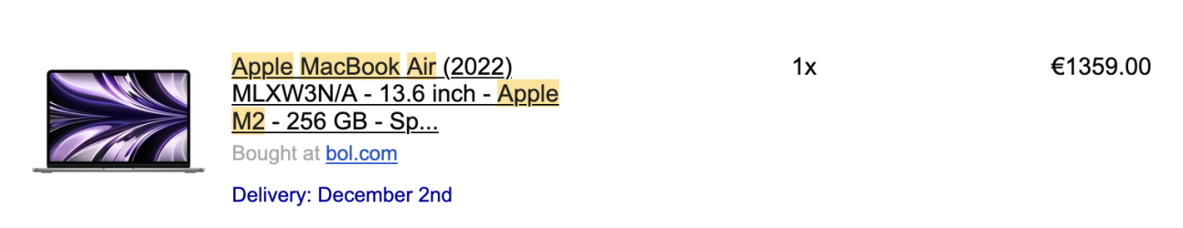 Проценка - Macbook Air M2 (2022)