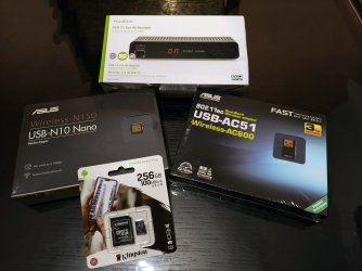 Се по 500 денари!  DVB-T2 Receiver, и два Asus мрежни адаптери