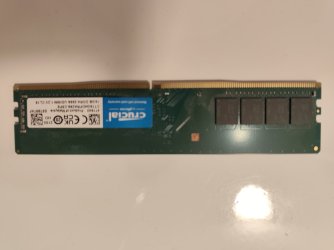 DDR4, 16 GB мемориски модули (нов 1х кит од два модула, и 1х користен поединечен модул)