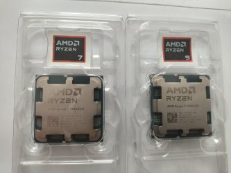 Продавам Ryzen R7 9850X3D и Ryzen R9 9900X3D
