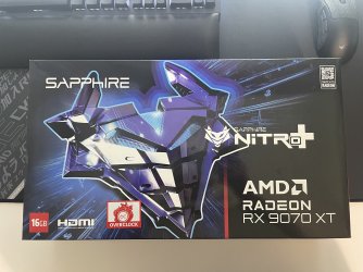 RX 9070 XT OC AMD Sapphire NITRO+